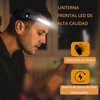 Linterna de Cabeza, Linterna LED Recargable Frontal con Modo de