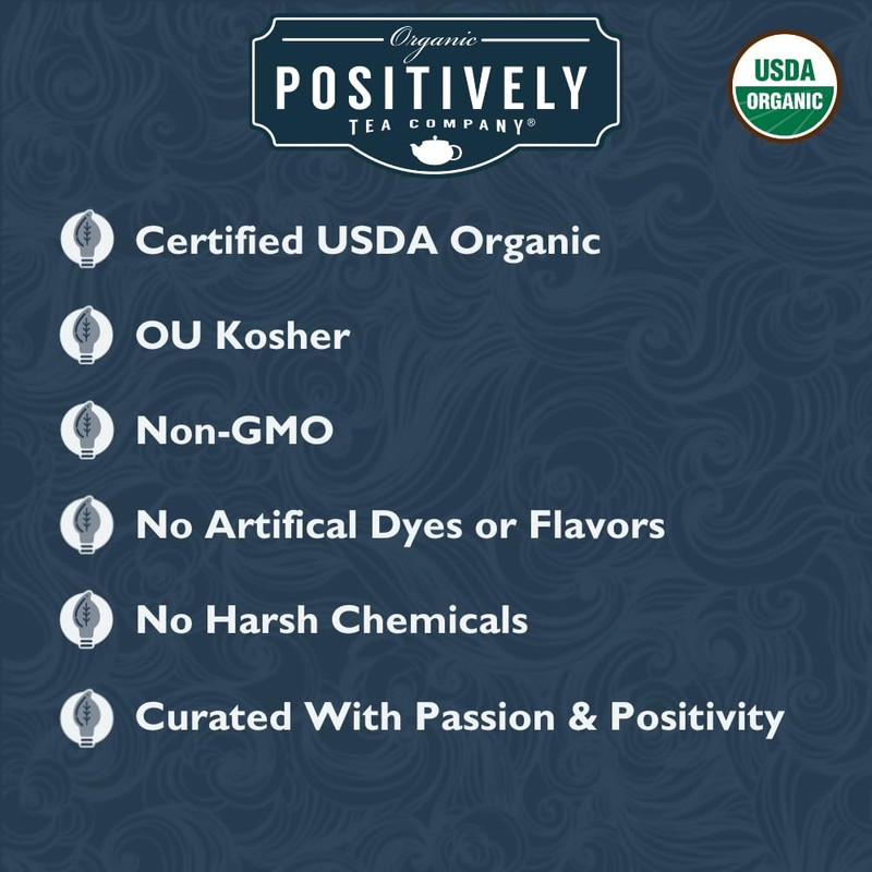 Organic Positively Tea Company, Passion Fruit Black Tea, Loose Leaf,