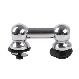 Yibuy Professional Metal Drum Lug Double End Set for Percussion 1" 38mm Silver 56x25mm