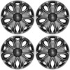 AutoBeeDen 4-Pack Hubcaps Wheel Covers Compatible with Ford Transit 150/250