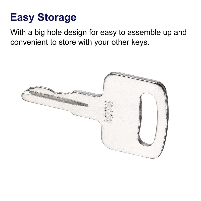 sourcing map Set of 3 equipment keys, air jack, ignition