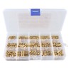 HALJIA 330PCS M2 - M5 Knurled Brass Thread Insert Nut,