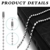 Yeenano 5 Meter Roller Blind Chain,Stainless Steel 3mm Ball Bead
