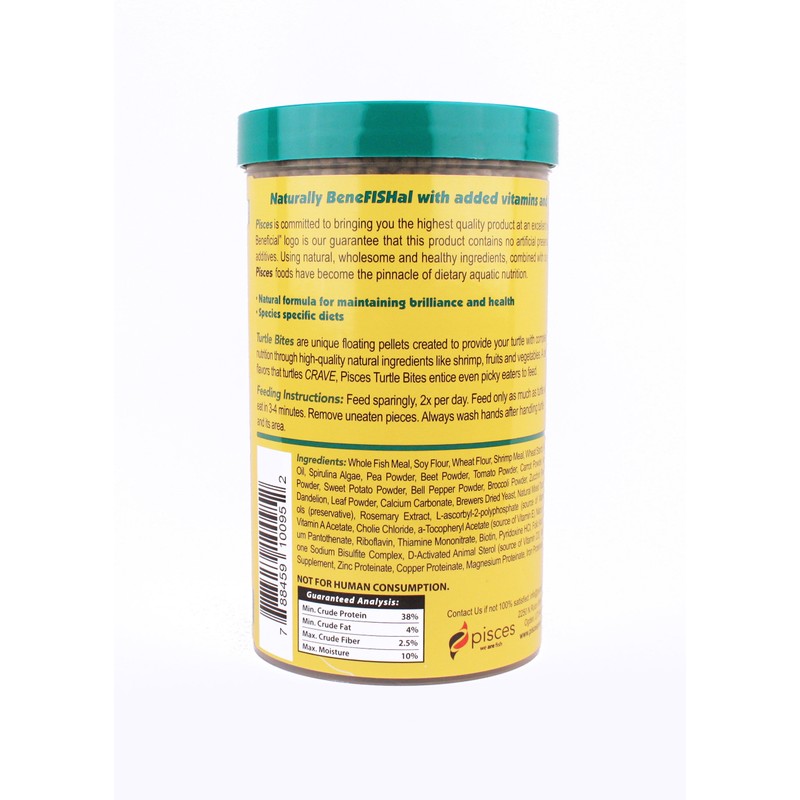 Pisces Pros Turtle Bites (17.79 oz)