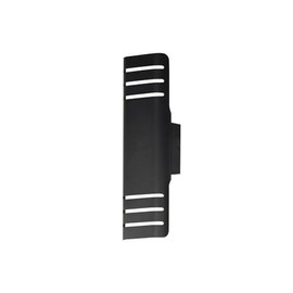 Lightray - 16W 2 LED Outdoor Wall Mount In Modern Style-17.25 Inches Tall and 5 Inches Wide-Black Finish