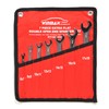 WINMAX TOOLS AUTOMOTIVE Open End Ratcheting Wrench Set, 7PCS Metric