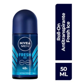 Desodorante Nivea Men Fresh Ice Infini-fresh Antitranspirante Roll On De 50ml