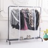 Ruibo Clear Garment Rack Cover for Clothes Rack Cover with