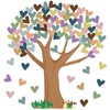 Boho Classroom Tree Bulletin Board Set with Heart Cutouts, Welcome