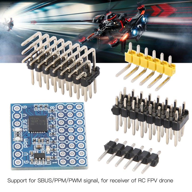 RC Drone Receiver 8CH Signal Converter Module for PPM/PWM/SBUS for