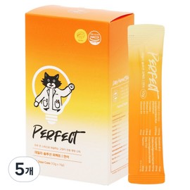 Dr. Felice Cat Daily Solution Perfect Stick Salmon, 15 Servings, Comprehensive Nutrients, 5 Pieces / 닥터펠리스 고양이 데일리 솔루션 퍼펙트 스틱 연어, 15회분, 종합영양제, 5개