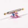 RACOFSB Fingerboard Trucks with Upgraded Urethane Bushings and Pivot Cup,34mm