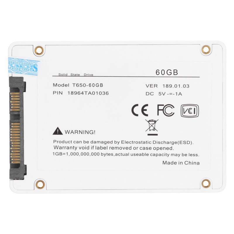 2.5in Drive White High Speed Plastic Hard Disk for Desktop