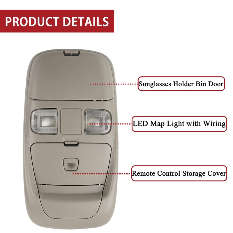 Overhead Console LED Dome Map Light Lamp | for Dodge