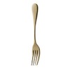 Takakuwa Metal Standard Dessert Fork, Antique Gold, Size: Approx. W18.3
