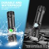 NAKCNM 2 Pack USB Rechargeable Flashlights Mini Handheld Pocket Super