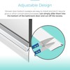 Framed Shower Door Bottom Seal, 1/4" Shower Door Sweep for