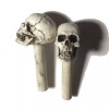 BawdyPartz American Made Hot Rat Skull Door Lock Knobs shift