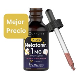 Melatonina Gotas Liquida 1mg Ideal Para Niños Adultos Eg M40