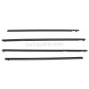 ATUOTPO 4 Pcs Lower Door Window Reveal Molding Weatherstrip For