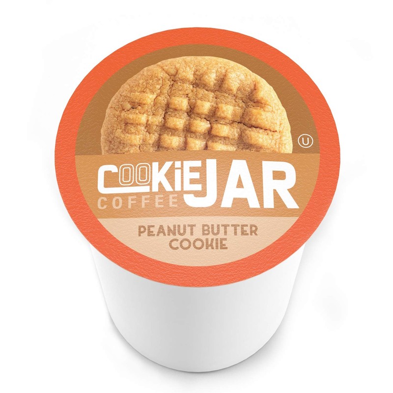 Cookie Jar Peanut Butter Flavored Coffee Pods for Keurig K