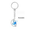 vmcoatdu Many Countries National Flag Double Sided Rotation Key Chain
