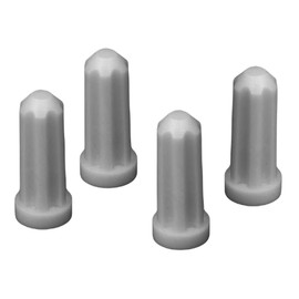Wallace Flynn Standard Plastic Bed Frame Insert Plugs, 5/8" Outside Diameter, Set of 4 (White)
