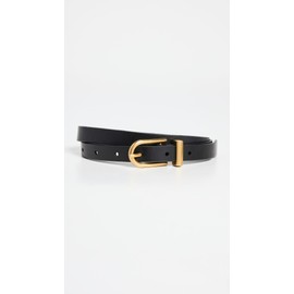 FRAME Women's Petit Simple Art Deco Belt, Black, XS