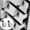 GYWHOOFT Drawer Front Installation Clamps,2 PCS Stainless Steel Drawer Fixing