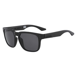 Dragon Unisex Monarch Sunglasses - Matte Black H2O Frame | LL Smoke Polar Lens