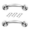 SISI UK Chrome Plated Victorian Bow Shaped Handles 150mm Bow