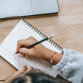 Alasum 12pcs Colorful Bracelets Bohemian Stackable Beaded Friendship Bracelets Cute Fruit Polymer Clay Bracelets Elastic Layering Summer Beach Jewelry for Girls Wrist