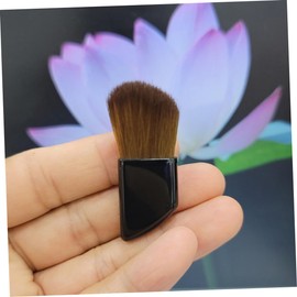 FOMIYES 2pcs Mini Makeup Blush Brushes for Cheeks and Eyes Portable Travel Makeup Tools Soft Bristles for Daily Use Go