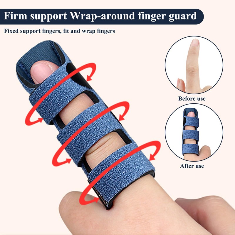 Fingerschiene 7 PCS Fingerschiene Kleiner Finger Mittelfinger Schiene 3 Streifen