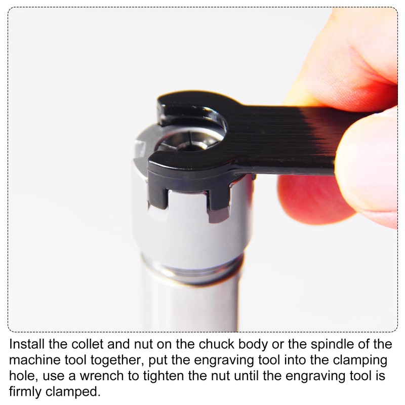 sourcing map ER20 10mm 12mm Spring Collet Chucks High Precision