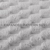 Whale Flotilla Cuddly Blanket, Fluffy Blanket with 3D Jacquard Pattern,