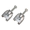 TSUCIA 2pcs Motorcycle Handlebar Riser Clamp 22mm Universal Fit Harley