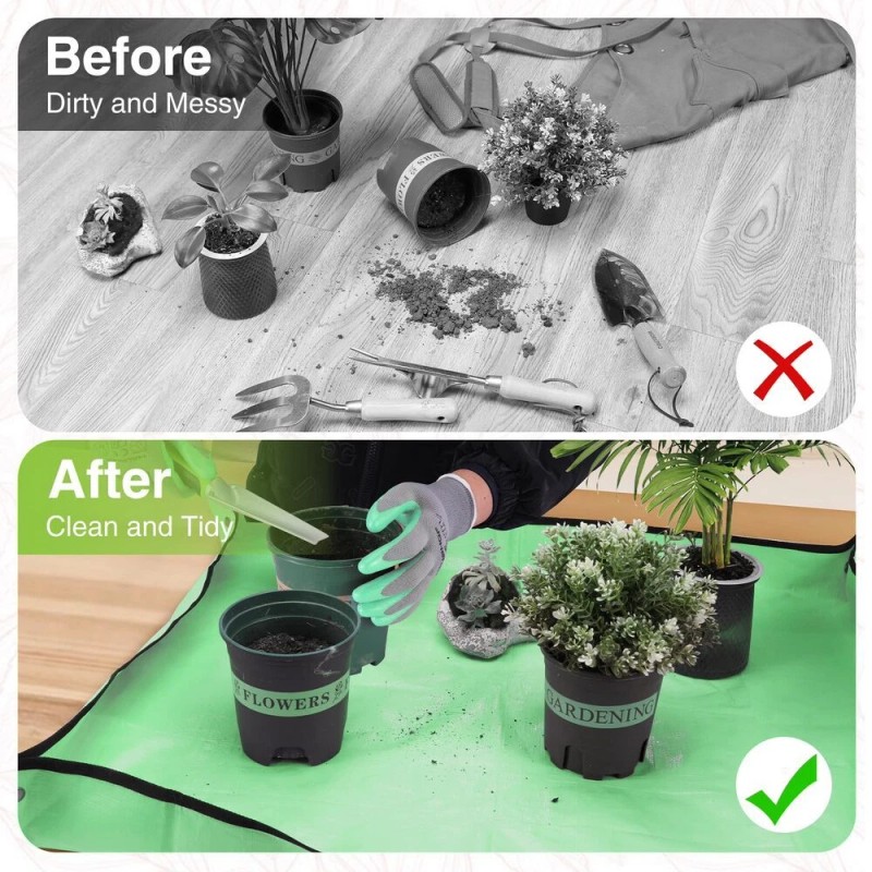 WORKPRO 5PCS Garden Tool Set Powder Coating Aluminum Garden Tool