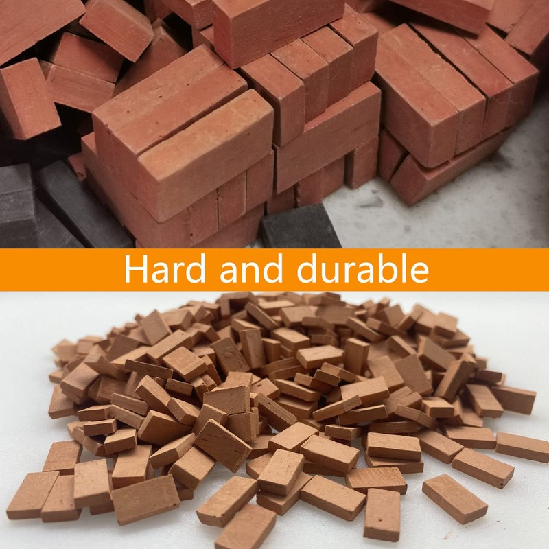 Cayway Pack of 420 Mini Simulation Bricks, 1:35 Mini Scale