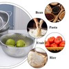 ASelected Stainless Steel Colander 22CM,Micro-Perforated Metal Colander With Handle,Heavy Duty&Healthy