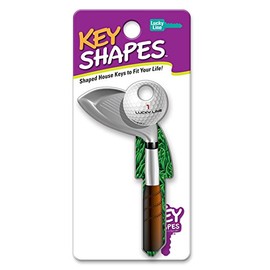 ucky Line Key Shapes, Golf, House Key Blank KW/11, 1 Key (B119K)