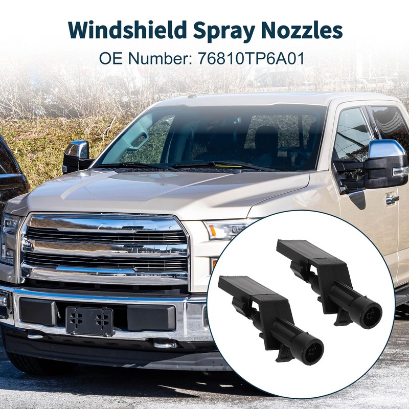 TUCKBOLD Windshield Washer Nozzle for Honda HR-V 2016-2017 No.76810TP6A01 Front