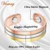 Vicmag Kupfer Magnetringe für Frauen Männer für Arthritis Schmerzlinderung Therapie