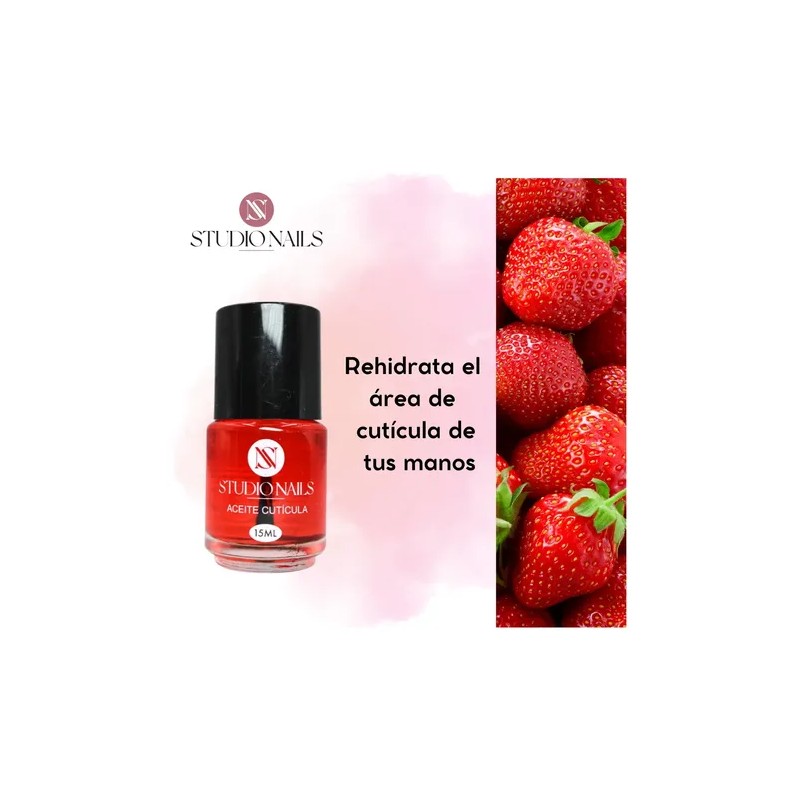 Aceite Para Cutícula, Uñas, Hidratación 15ml. Studio Nails