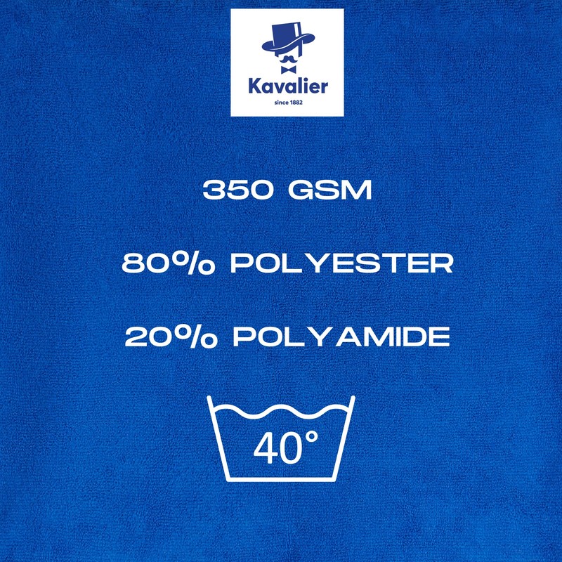 Kavalier ProClean - Miracle Wipe - Microfiber Blue Towel Set