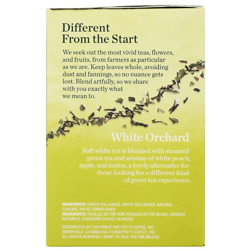 Mighty Leaf Tea White Orchard Tea, 15 Count
