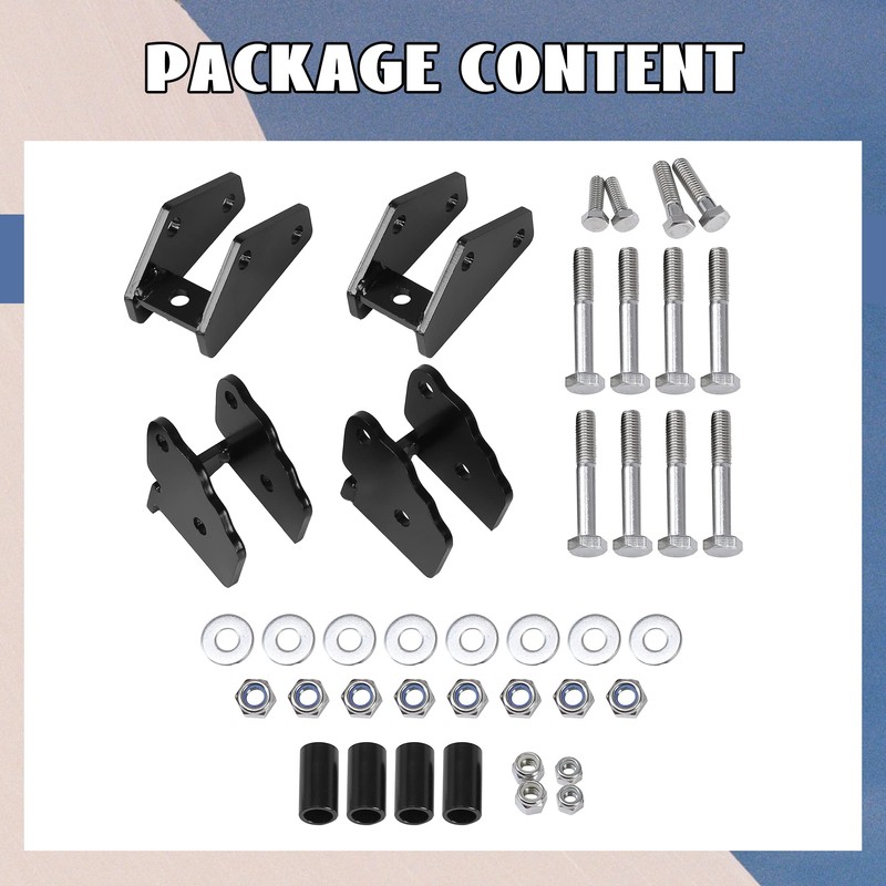 KUAFU 3" Front and Rear Suspension ATV UTV Lift Kit
