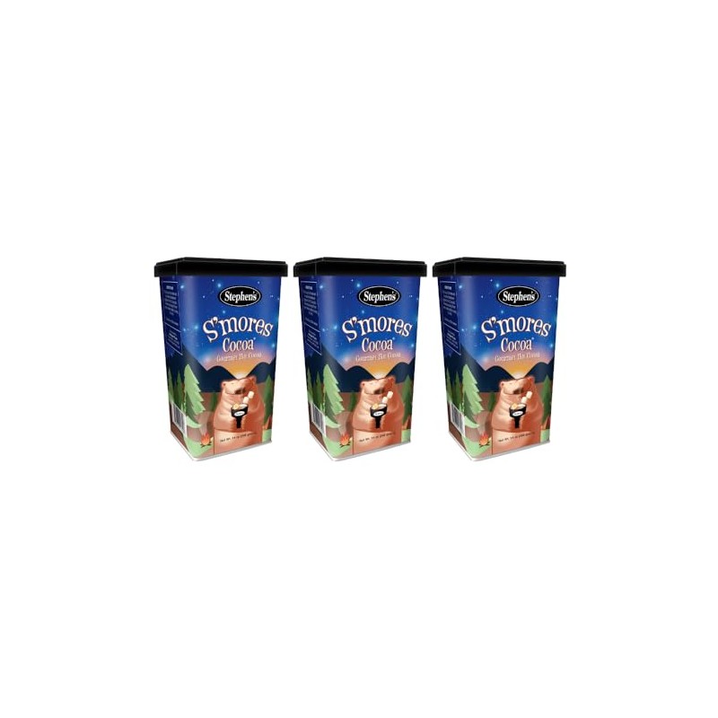 Stephen's Gourmet Hot Cocoa, S'mores, 14 OZ (Pack of 3)