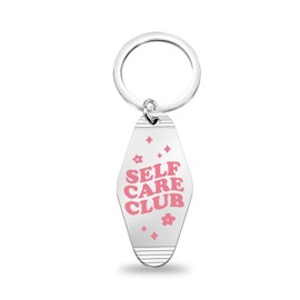Self Love Club Positive Mental Health Keychain Positive Vibes Keychain (self care club K UK)