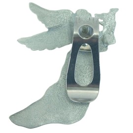 Abbey + CA Gift Guardian Angel Visor Clip, Gift for New and Experienced Drivers, for Safety on The Road (Life is a Journey)